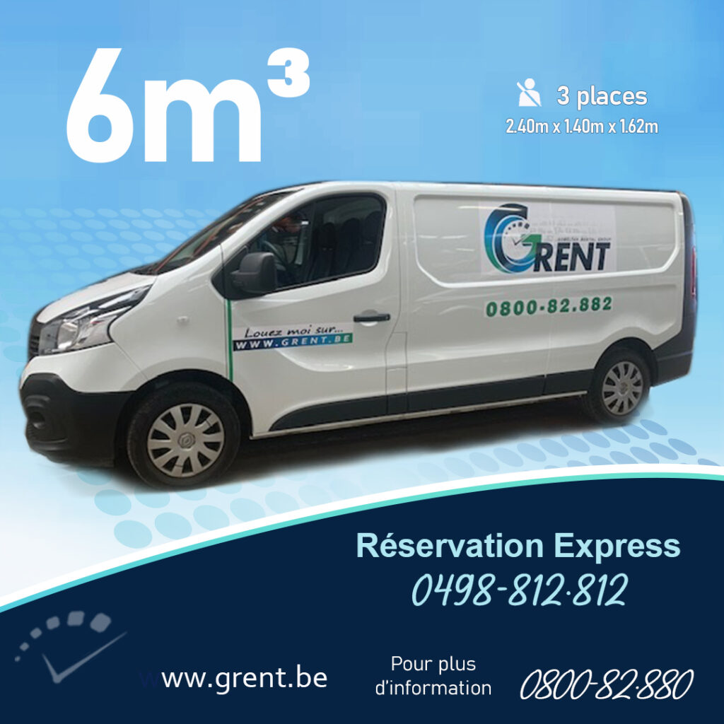 location véhicule et camionnette Tournai Grent